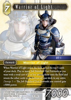 Warrior of Light (10-065) Card Front
