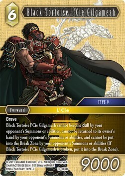 Black Tortoise l'Cie Gilgamesh (10-069) Card Front
