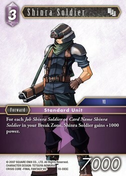 Shinra Soldier (10-093) Card Front