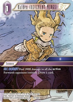 Raiden (REVENANT WINGS) (10-100) Card Front