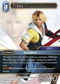 Tidus (10-117) Card Front