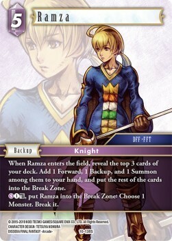 Ramza (10-138) Card Front