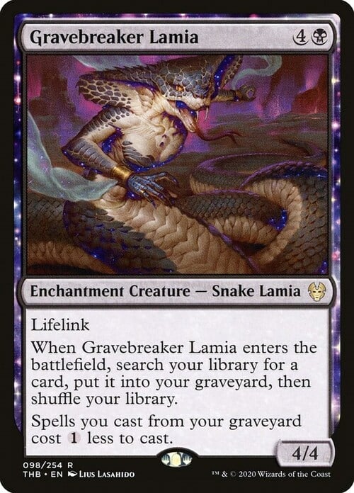 Gravebreaker Lamia Card Front