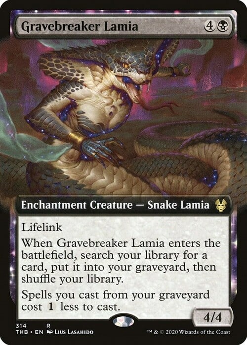 Gravebreaker Lamia Card Front