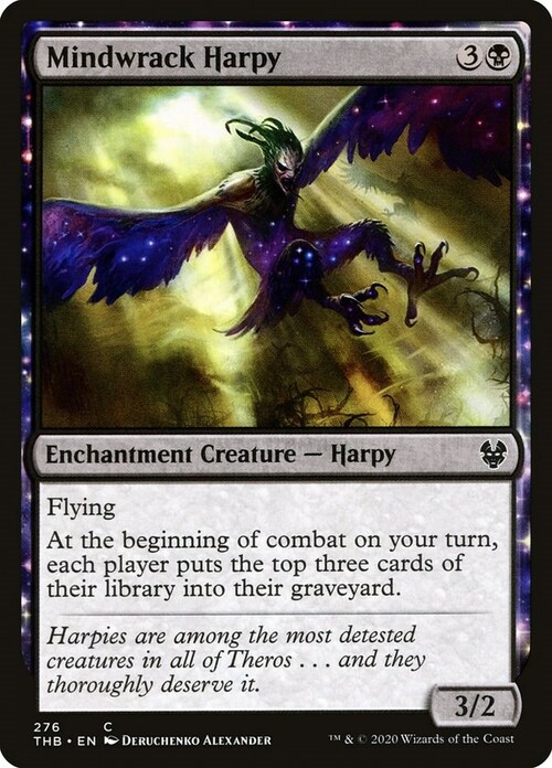 Mindwrack Harpy Card Front