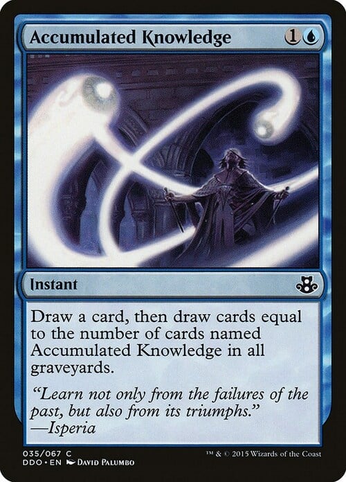 Accumulated Knowledge Card Front