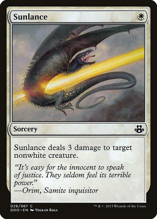 Sunlance Card Front