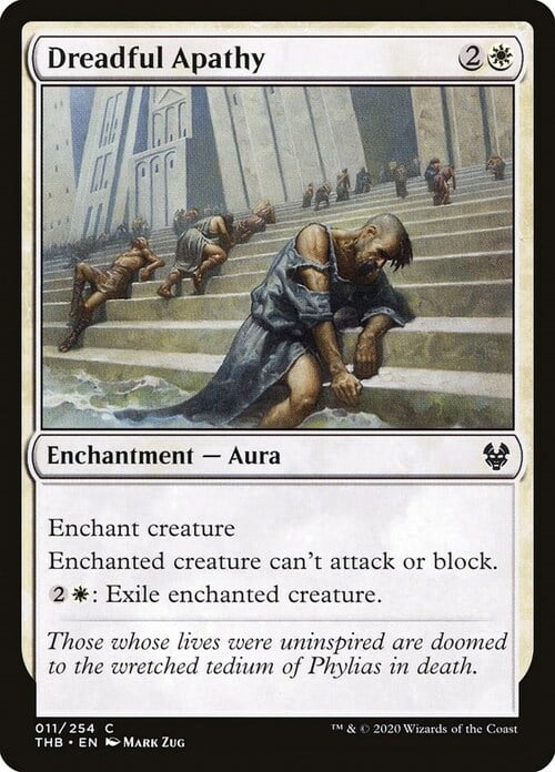 Dreadful Apathy Card Front
