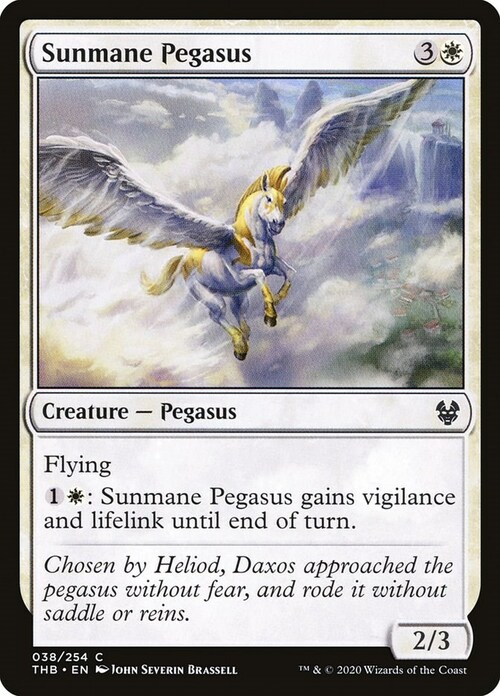 Sunmane Pegasus Card Front