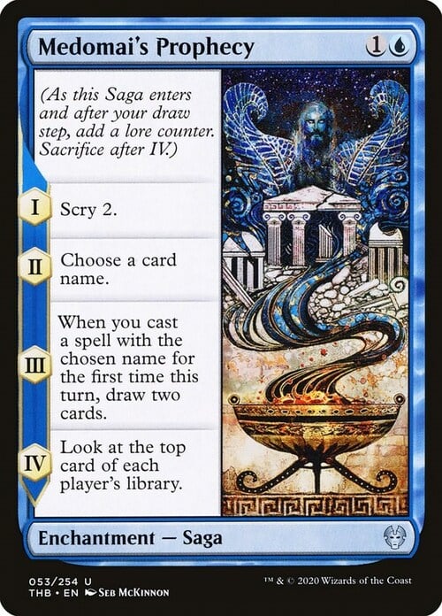 Medomai's Prophecy Card Front