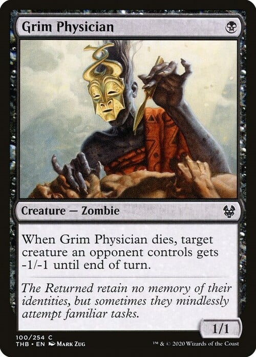 Grim Physician Card Front