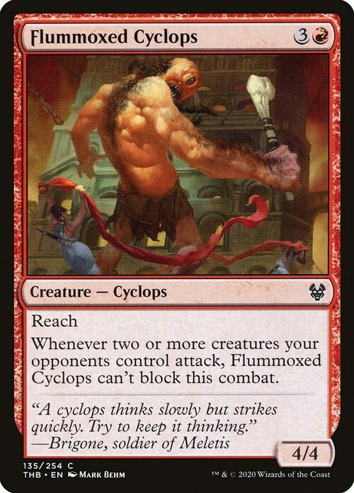 Flummoxed Cyclops Card Front