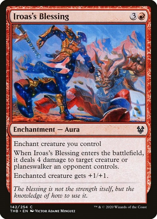 Iroas's Blessing Card Front