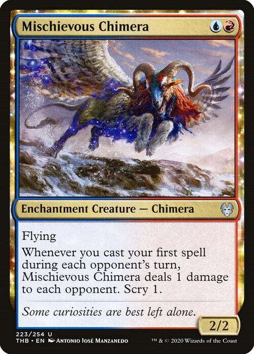 Mischievous Chimera Card Front