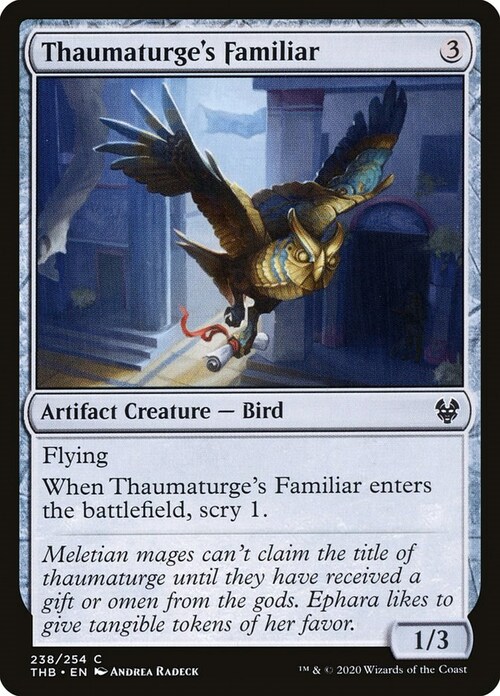 Thaumaturge's Familiar Card Front