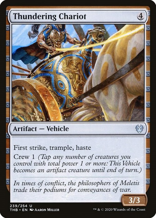 Thundering Chariot Card Front