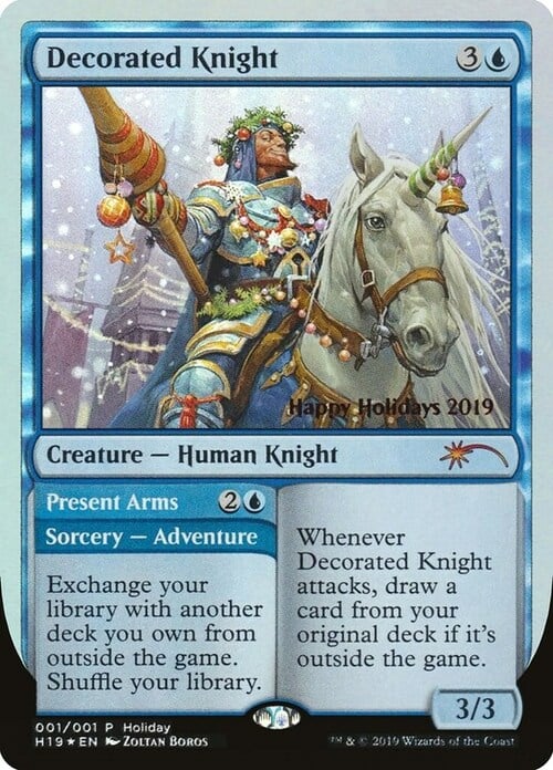 Decorated Knight // Present Arms Frente