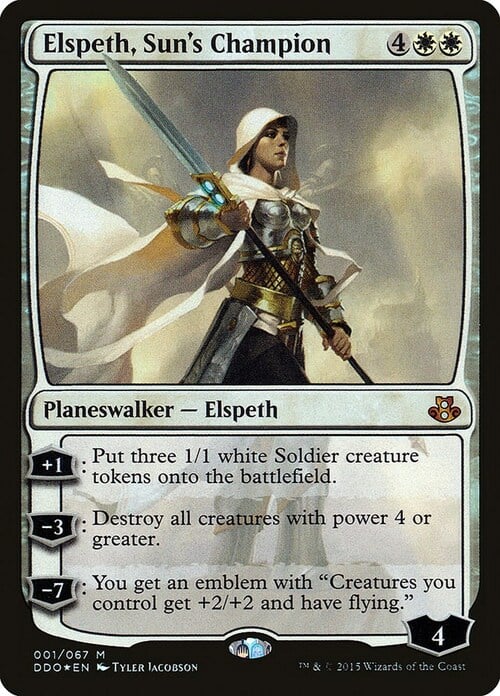 Elspeth, Sun's Champion Card Front