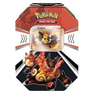 Evolved Battle Action Tins: Scatola da collezione Emboar