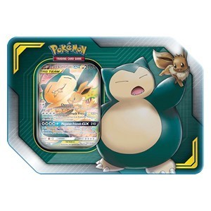 Tag Team Tins: Scatola da collezione Eevee & Snorlax GX