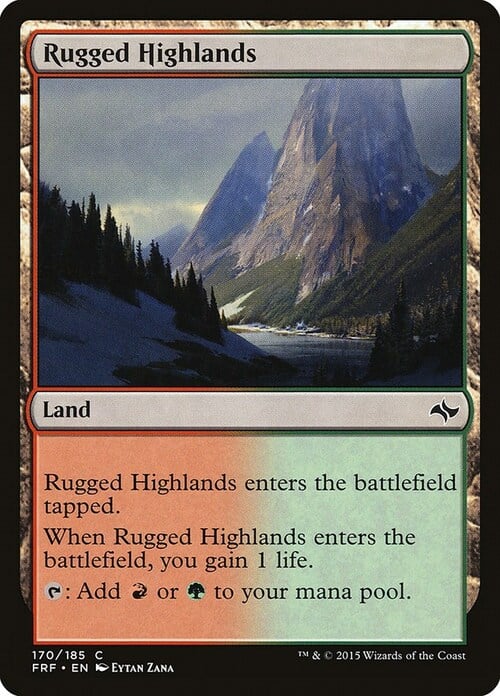 Rugged Highlands Card Front