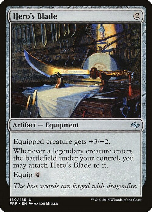Hero's Blade Card Front