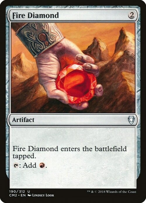 Diamante del Fuoco Card Front