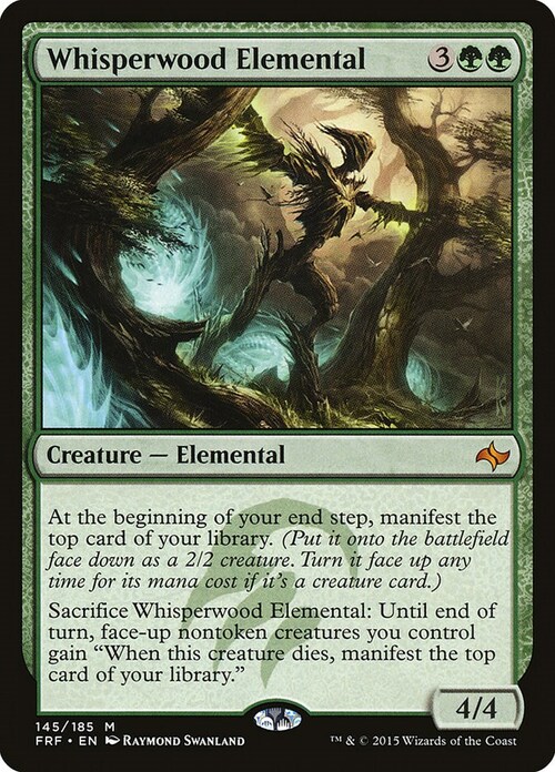 Whisperwood Elemental Card Front