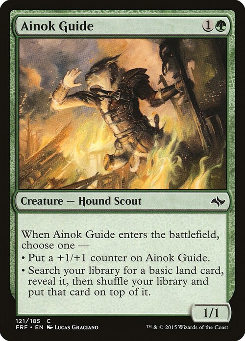 Ainok Guide Card Front