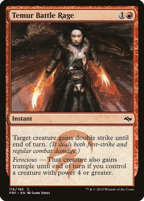Temur Battle Rage Card Front