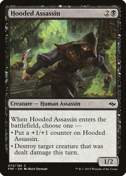 Hooded Assassin Card Front