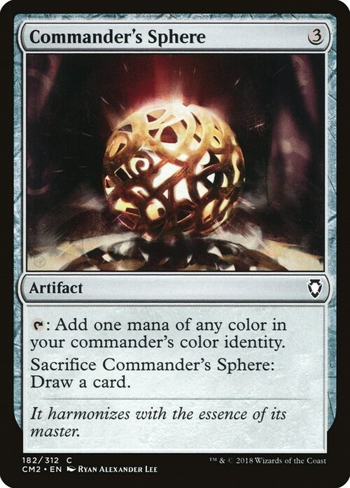 Commander's Sphere Card Front