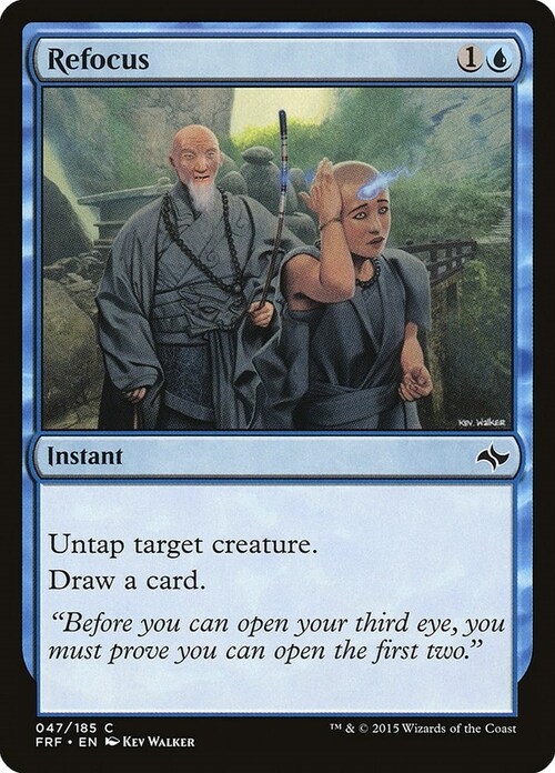 Refocus Card Front