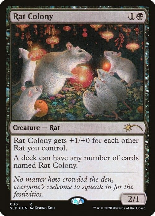 Colonia de ratas Frente