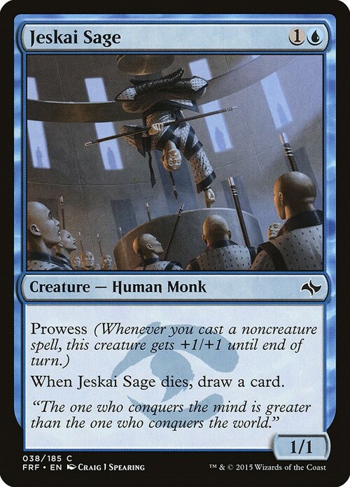 Jeskai Sage Card Front