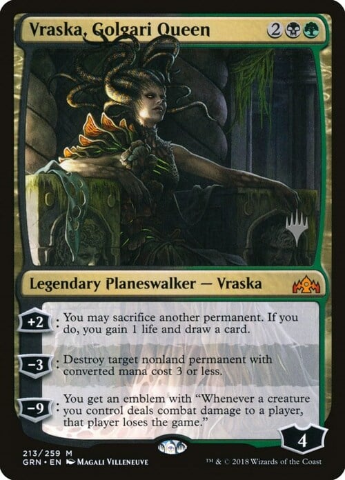 Vraska, Golgari Queen Card Front