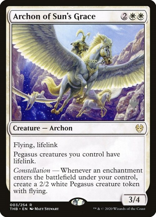 Archon of Sun's Grace Card Front
