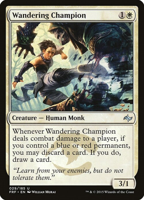 Wandering Champion Card Front