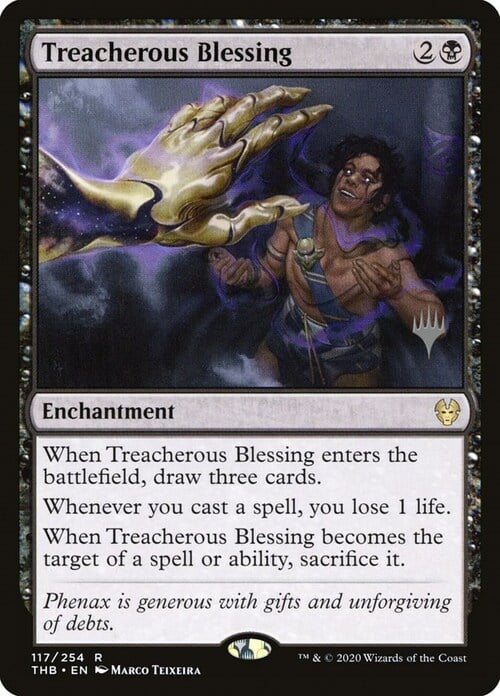 Treacherous Blessing Card Front