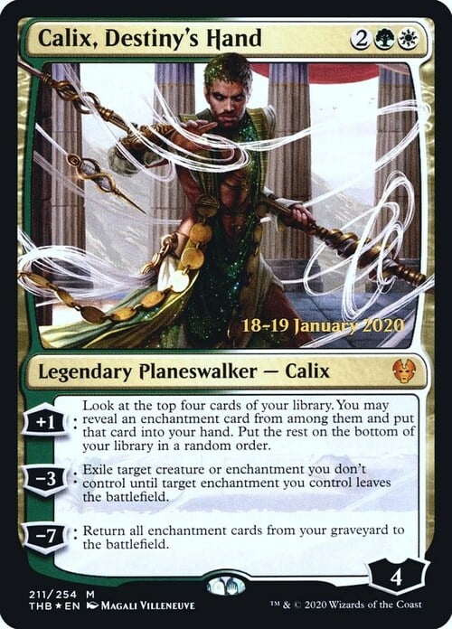 Calix, Destiny's Hand Card Front
