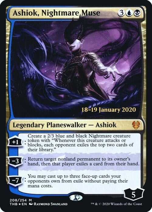 Ashiok, Ispiratore di Incubi Card Front