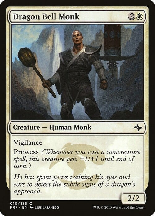 Dragon Bell Monk Card Front