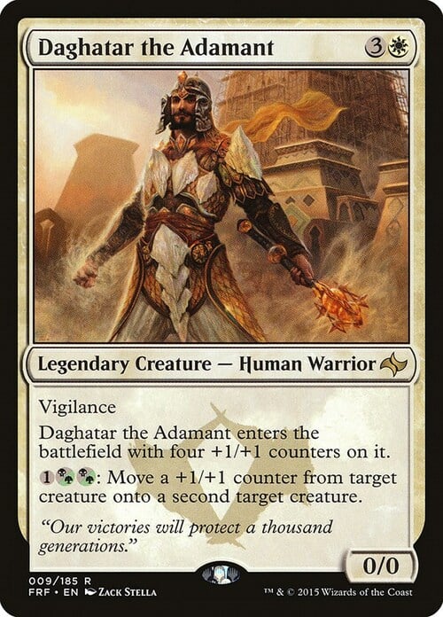 Daghatar the Adamant Card Front