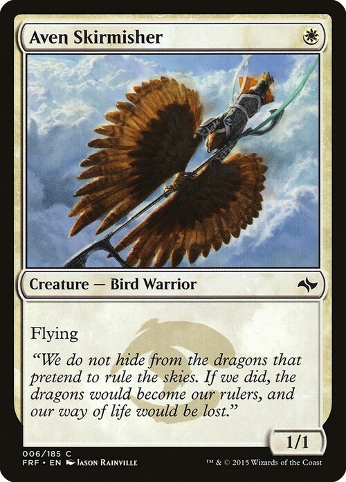 Aven Skirmisher Card Front
