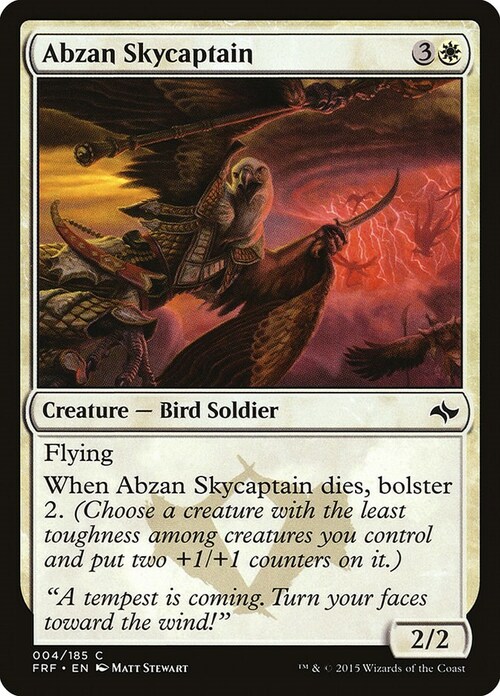 Abzan Skycaptain Card Front