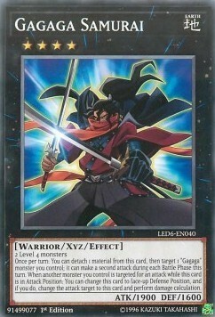 Gagaga Samurai Card Front
