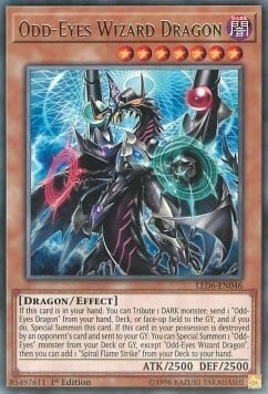 Odd-Eyes Wizard Dragon Card Front