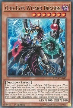 Drago Stregone Occhi Diversi Card Front