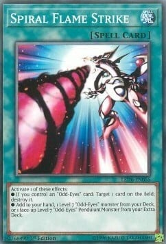 Spiral Flame Strike Card Front