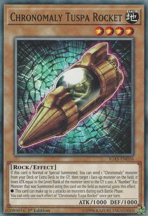 Chronomaly Tuspa Rocket Card Front